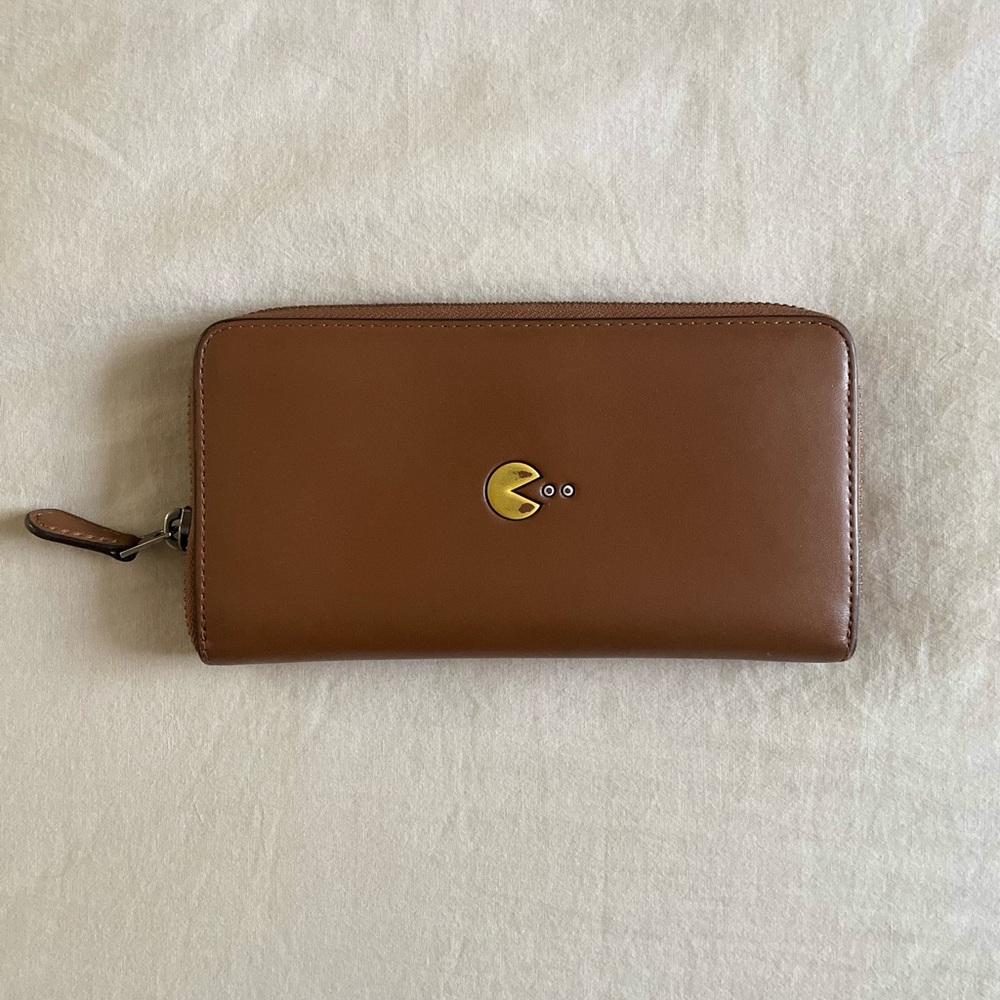 Limited Edition Coach Accordion Wallet - Ms.Pac-Man